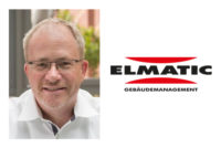 Ein Fotot von Martin Kuhl und das Elmatic-Logo.